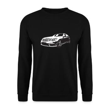 front Design - Unisex Sweatshirt - black - Front - Alina (178cm) & Michal (187cm)