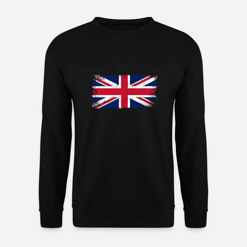 Großbritannien Flagge - Unisex Pullover - Schwarz