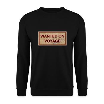Wanted on Voyage - Unisex Sweatshirt - black - Front - Alina (178cm) & Michal (187cm)