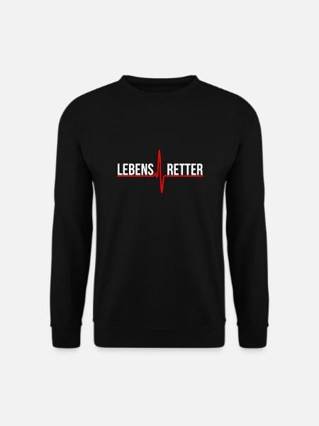 Lebensretter Sanitäter Rettungsdienst - Unisex Pullover - Schwarz