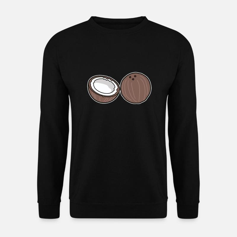 Kokosnuss - Unisex Pullover - Schwarz