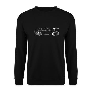 Alfa 75 Turbo Evoluzione - Sweat-shirt Unisexe - noir - Devant - Alina (178cm) & Michal (187cm)