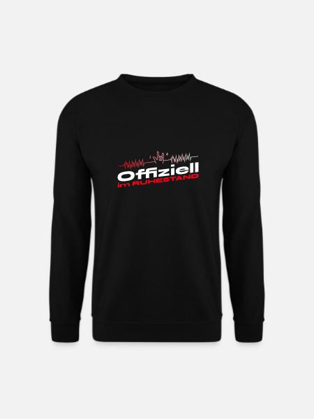 Endlich Rentner - Offiziell im Ruhestand - Unisex Pullover - Schwarz
