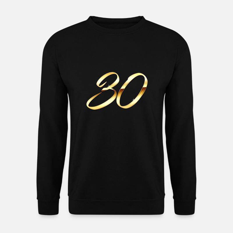 Gold 30 - Unisex Pullover - Schwarz