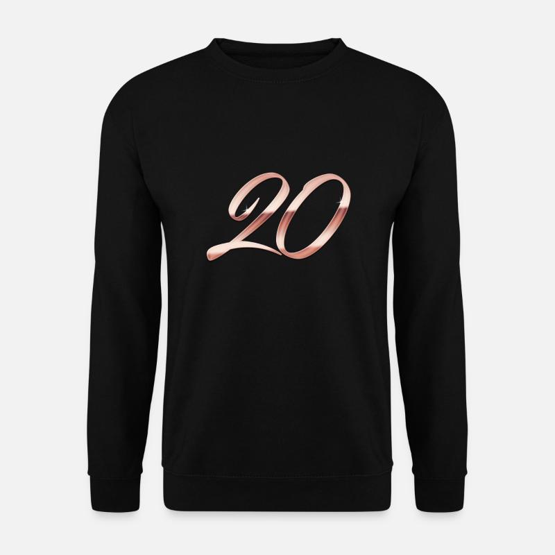 Rose gold 20 - Unisex Sweatshirt - black