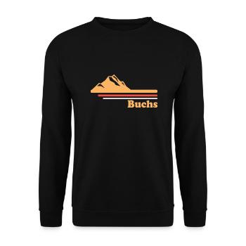 Buchs Suisse Cadeau - Sweat-shirt Unisexe - noir - Devant - Alina (178cm) & Michal (187cm)
