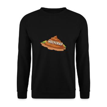 Putain de merde | Caca | Dicton - Sweat-shirt Unisexe - noir - Devant - Alina (178cm) & Michal (187cm)