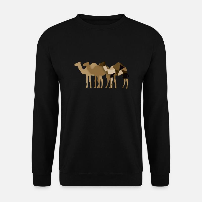 Kamele - Unisex Pullover - Schwarz