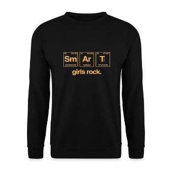 SMART GIRLS ROCK - Système Perdiode Elements - Sweat-shirt Unisexe - noir - Devant - Alina (178cm) & Michal (187cm)