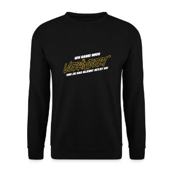 Ich bin jetzt die Beste Version Meinerselbst - Unisex Pullover - Schwarz - Vorne - Alina (178cm) & Michal (187cm)