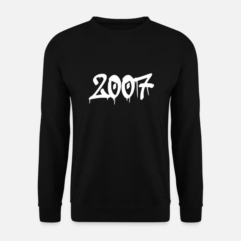 Rap Graffiti Design für Fans 2007 Jahr - Unisex Pullover - Schwarz