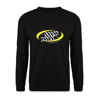 Coucher de soleil sur l’océan - Sweat-shirt Unisexe - noir - Devant - Alina (178cm) & Michal (187cm)