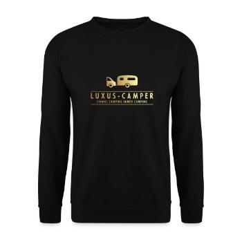 Luxus - Unisex Pullover - Schwarz - Vorne - Alina (178cm) & Michal (187cm)