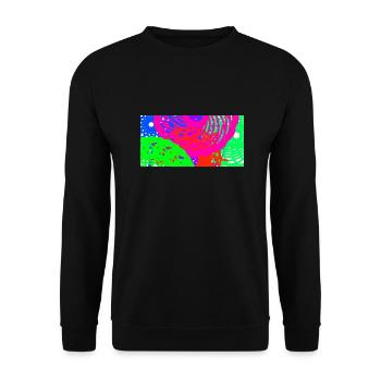Störe meine Kreise nicht - Unisex Pullover - Schwarz - Vorne - Alina (178cm) & Michal (187cm)