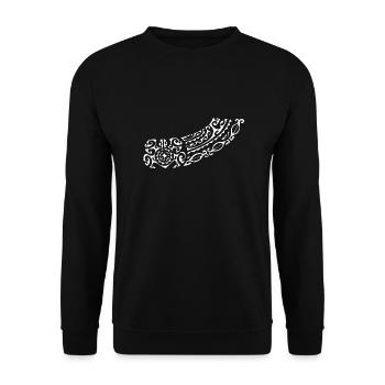 logo poitrine maori 40 blanc - Sweat-shirt Unisexe - noir - Devant - Alina (178cm) & Michal (187cm)