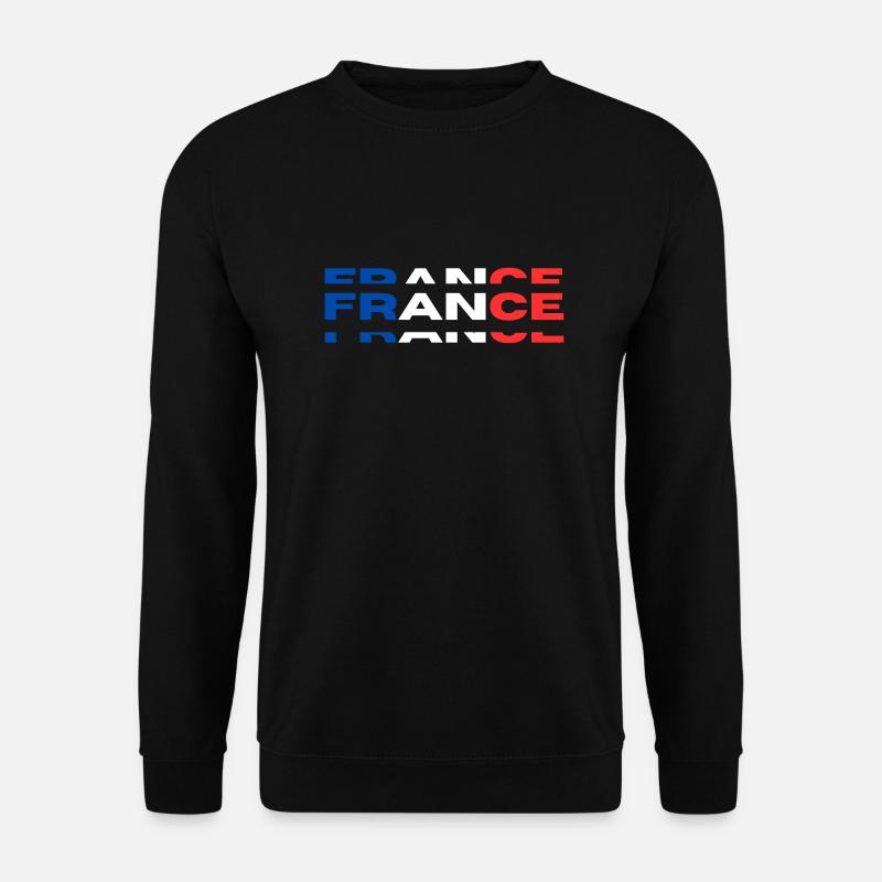 FRANCE - Unisex Pullover - Schwarz