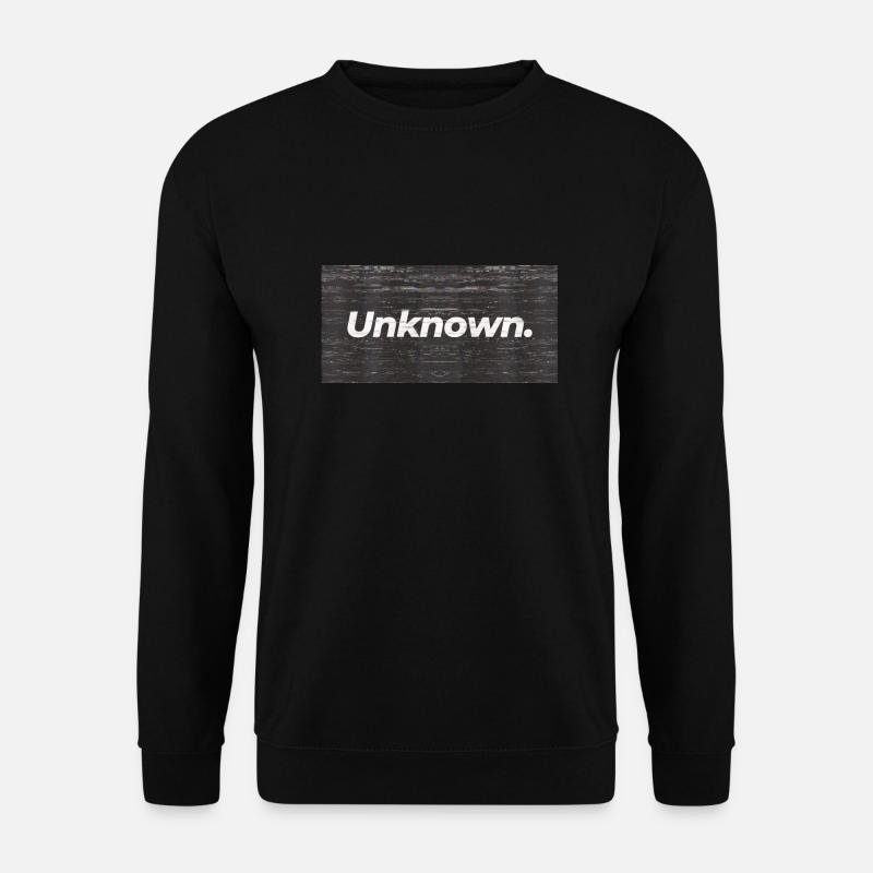 Unknown Typography - Unisex Pullover - Schwarz