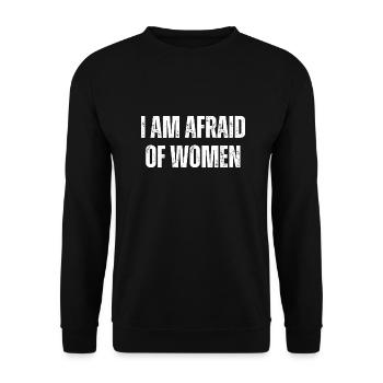 Drôle dont j’ai peur - Sweat-shirt Unisexe - noir - Devant - Alina (178cm) & Michal (187cm)
