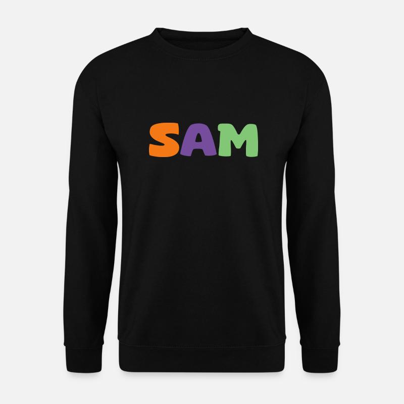 Name - Säm - Unisex Sweatshirt - black
