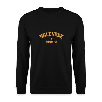 Halensee - Berlin - Deutschland - Germany - Unisex Pullover - Schwarz - Vorne - Alina (178cm) & Michal (187cm)