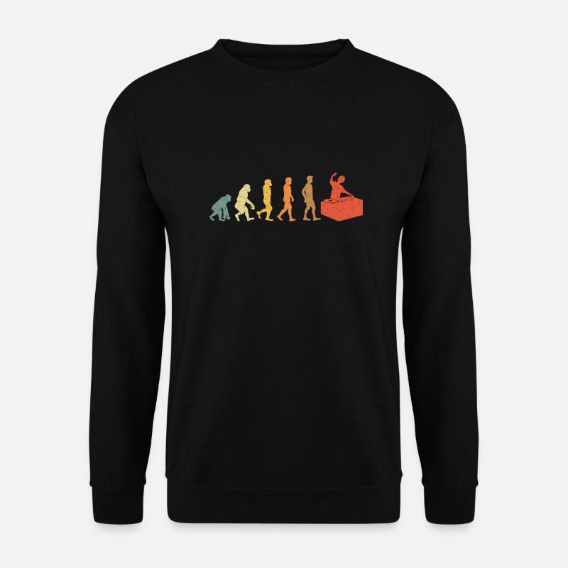 DJ Evolution vintage rétro - Sweat-shirt Unisexe - noir