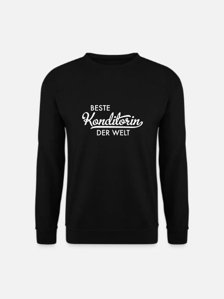 Beste Konditorin der Welt - Unisex Pullover - Schwarz