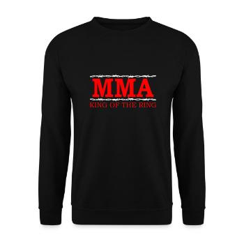 MMA - Unisex Pullover - Schwarz - Vorne - Alina (178cm) & Michal (187cm)