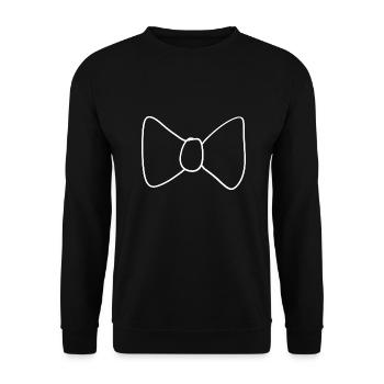 Vêtements de symbole d’arc - Sweat-shirt Unisexe - noir - Devant - Alina (178cm) & Michal (187cm)