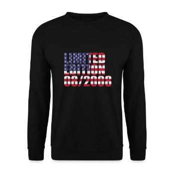 16th Birthday Limited Edition United States 08/2008 - Unisex Sweatshirt - black - Front - Alina (178cm) & Michal (187cm)
