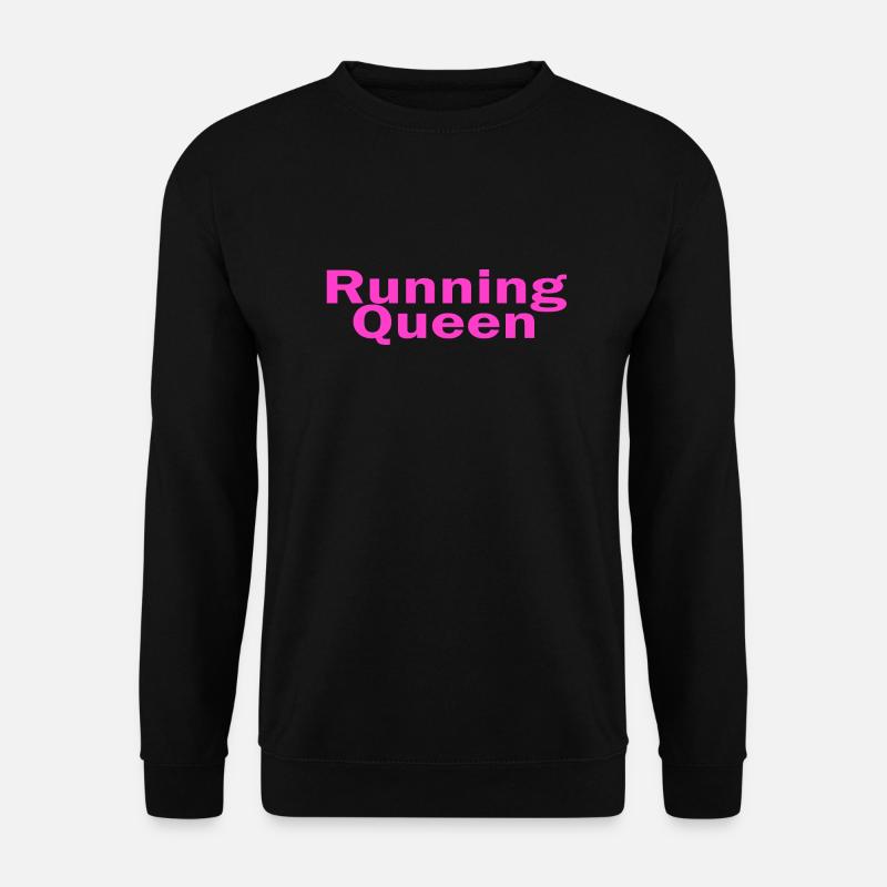 Running Queen - Unisex Pullover - Schwarz