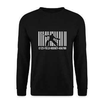Hockey Field Hockey Hockey Goalie Hockey code - Unisex Sweatshirt - black - Front - Alina (178cm) & Michal (187cm)