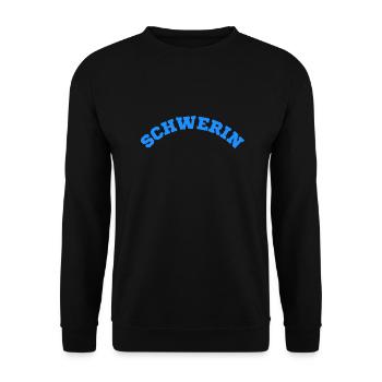 Schwerin - Unisex Pullover - Schwarz - Vorne - Alina (178cm) & Michal (187cm)