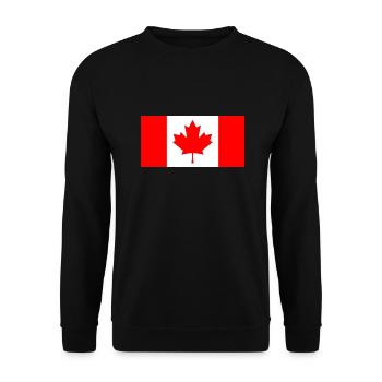 Canada - Sweat-shirt Unisexe - noir - Devant - Alina (178cm) & Michal (187cm)