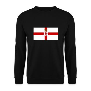 Nordirland - Unisex Pullover - Schwarz - Vorne - Alina (178cm) & Michal (187cm)