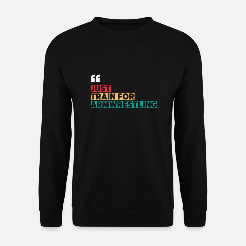 Armwrestling Design - Unisex Pullover - Schwarz