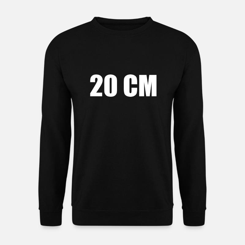 20 cm - Unisex Pullover - Schwarz