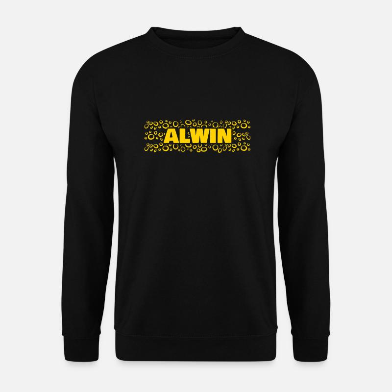 Alwin as a first name - Unisex Sweatshirt - black