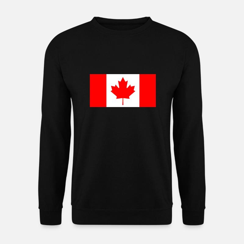 Kanada Canada Flagge Fahne - Unisex Pullover - Schwarz