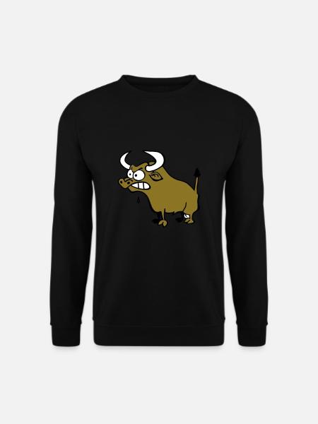 Wütender Stier - Unisex Pullover - Schwarz