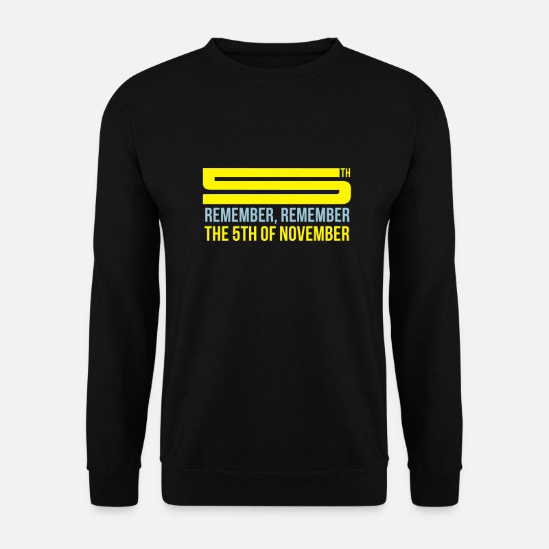 Vendetta - 5th November - Unisex Sweatshirt - black