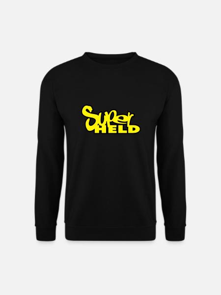 superheld - Unisex Pullover - Schwarz