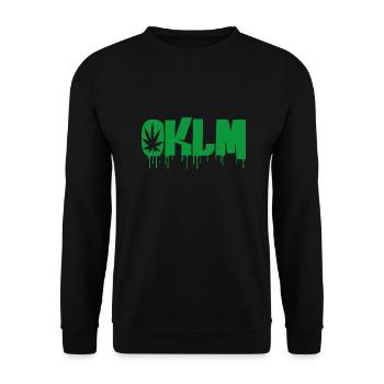 OKLM-Tag - Unisex Pullover - Schwarz - Vorne - Alina (178cm) & Michal (187cm)