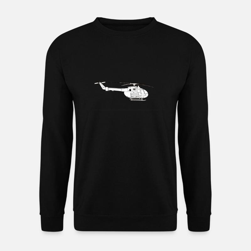 Bo105 Seite - Unisex Pullover - Schwarz