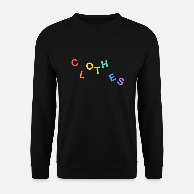 Kleider Buchstabensalat - Unisex Pullover - Schwarz