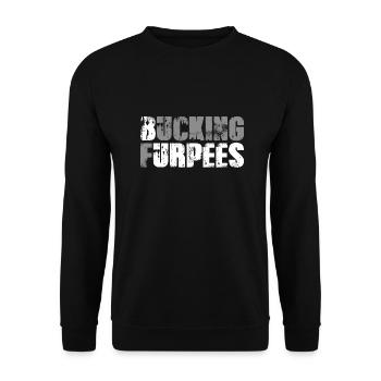 Bucking Furpees - Unisex Sweatshirt - black - Front - Alina (178cm) & Michal (187cm)