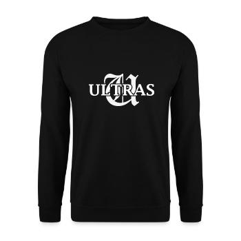 Ultras Solgan - Unisex Sweatshirt - black - Front - Alina (178cm) & Michal (187cm)