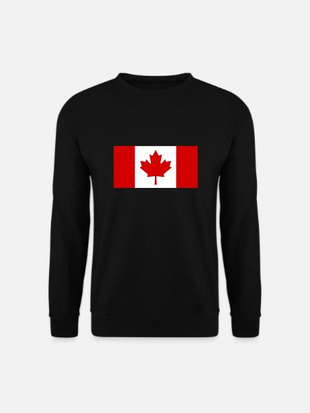 Special Canadian Flag Canada - Unisex Sweatshirt - black