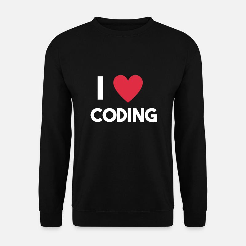 Ich liebe Coding - Unisex Pullover - Schwarz