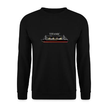 Titanic - Unisex Sweatshirt - black - Front - Alina (178cm) & Michal (187cm)