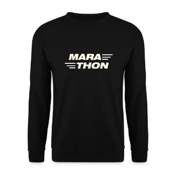 Fußball Soccer - Unisex Pullover - Schwarz - Vorne - Alina (178cm) & Michal (187cm)
